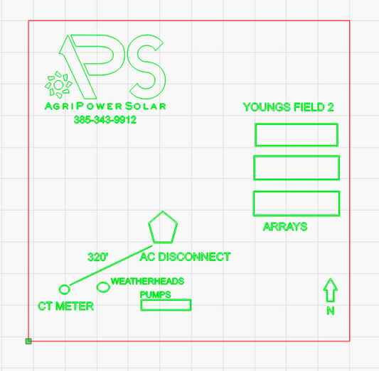 Young Family Farm Meter Map